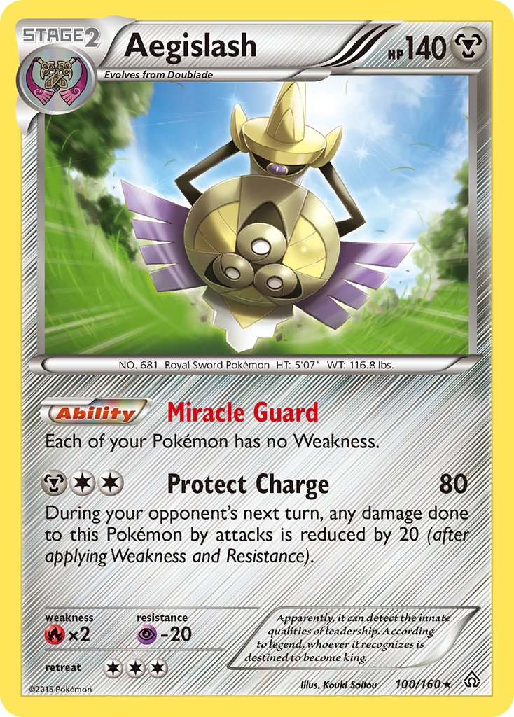 Aegislash (100/160) [XY: Primal Clash] - Dark Crystal Cards