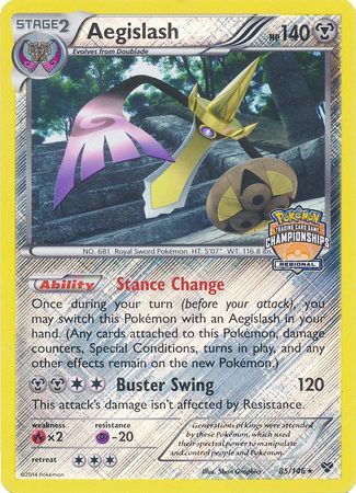 Aegislash (85/146) (Regional Championship Promo) [XY: Base Set] - Dark Crystal Cards