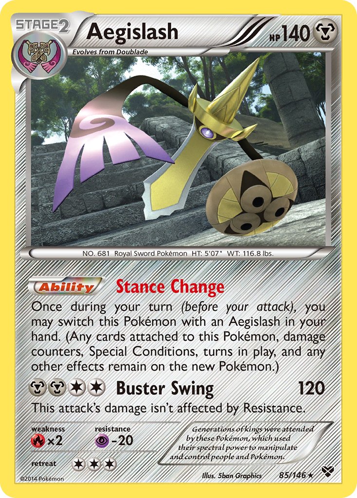 Aegislash (85/146) [XY: Base Set] - Dark Crystal Cards