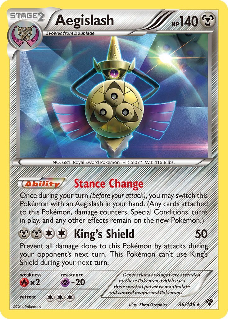 Aegislash (86/146) [XY: Base Set] - Dark Crystal Cards