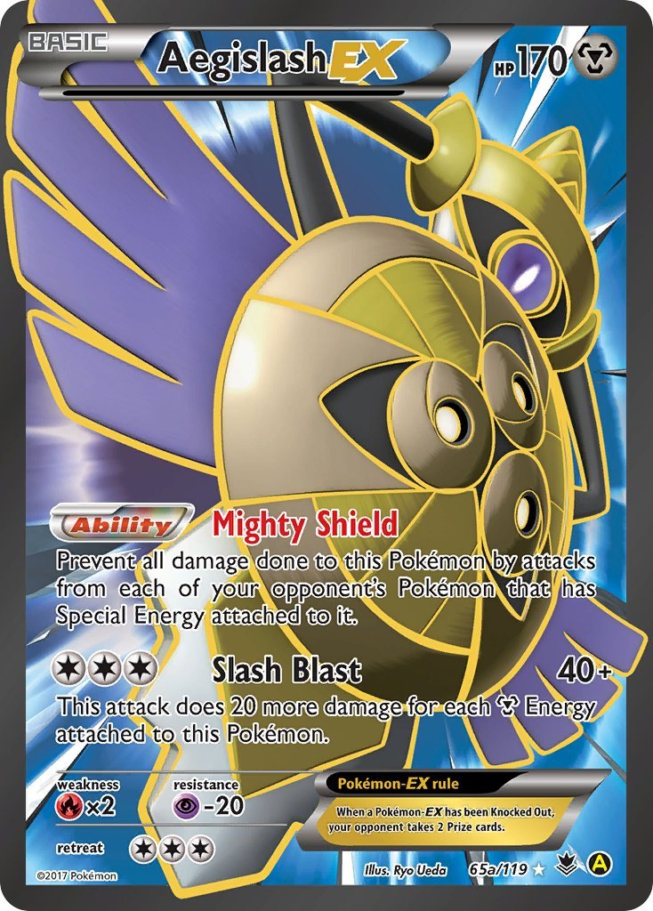 Aegislash EX (65a/119) [Alternate Art Promos] - Dark Crystal Cards