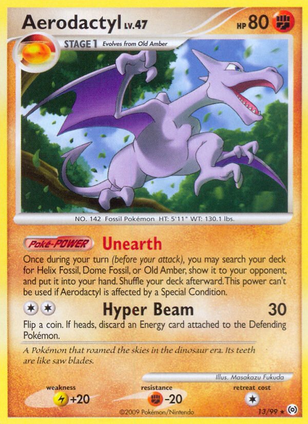 Aerodactyl (13/99) [Platinum: Arceus] - Dark Crystal Cards