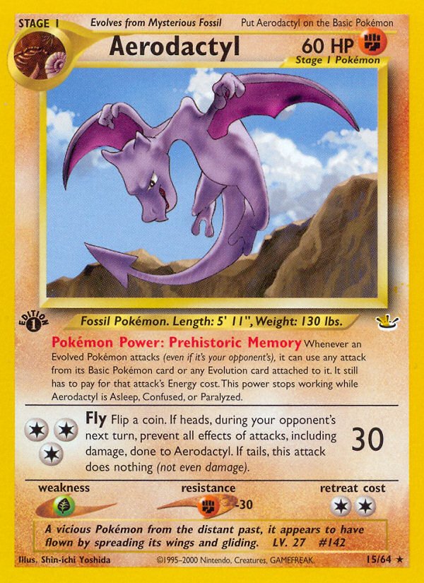 Aerodactyl (15/64) [Neo Revelation 1st Edition] - Dark Crystal Cards