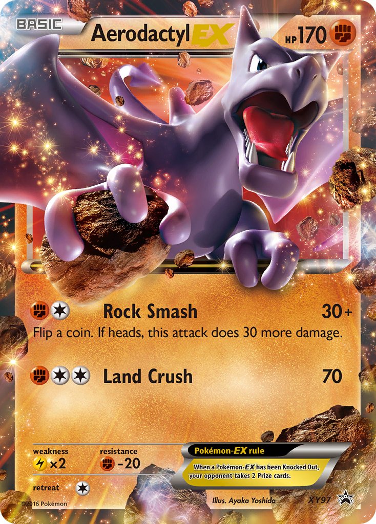 Aerodactyl EX (XY97) [XY: Black Star Promos] - Dark Crystal Cards