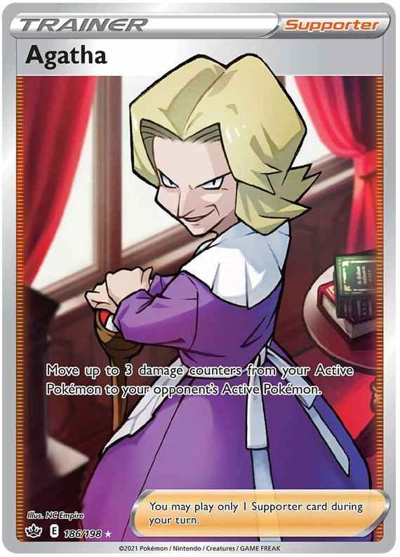 Agatha (186/198) [Sword & Shield: Chilling Reign] - Dark Crystal Cards