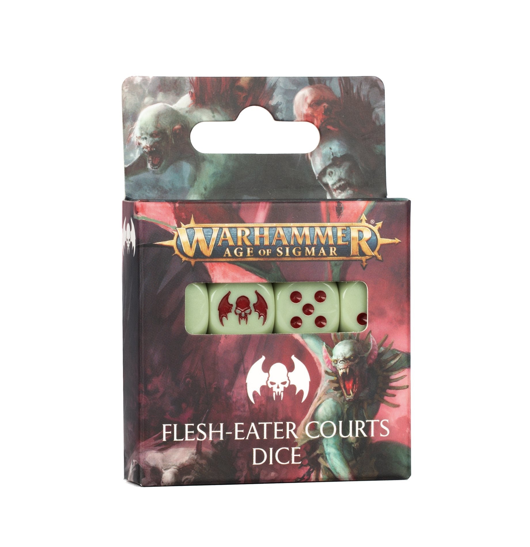 Age of Sigmar Flesh - Eater Courts Dice - Dark Crystal Cards