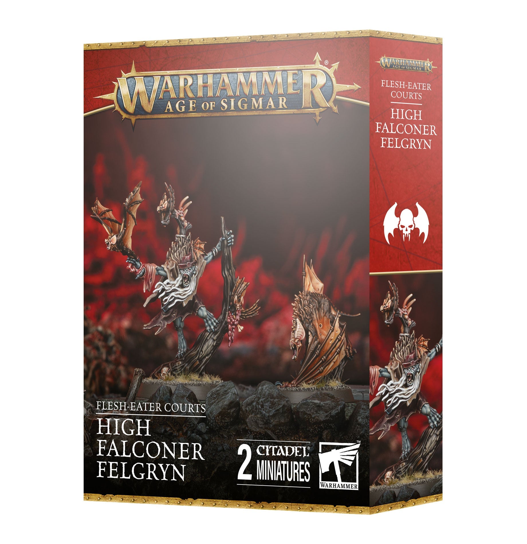 Age of Sigmar Flesh Eater Courts High Falconer Felgryn Pre - order - Dark Crystal Cards