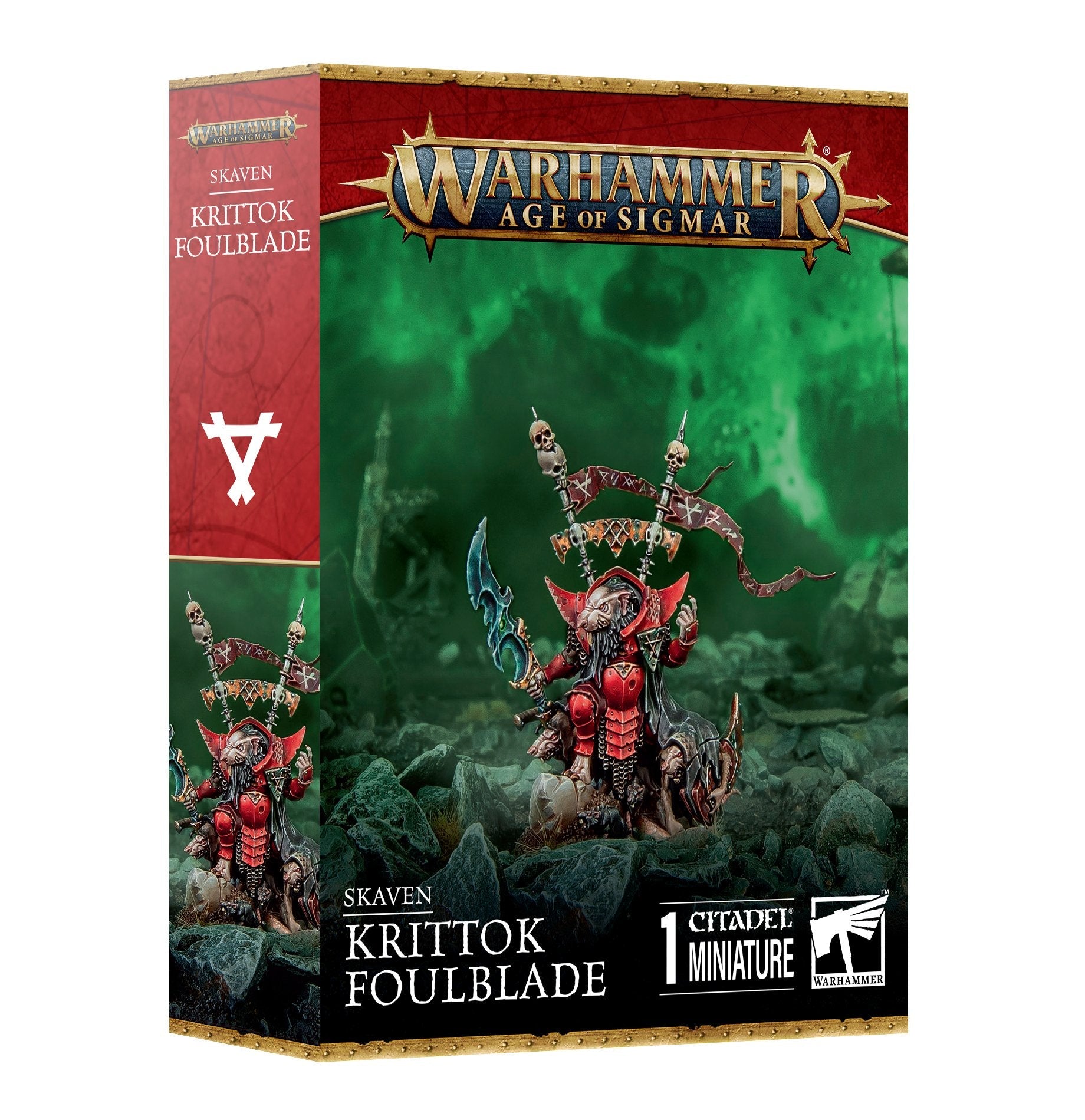 Age of Sigmar Skaven Krittok Foulblade - Dark Crystal Cards