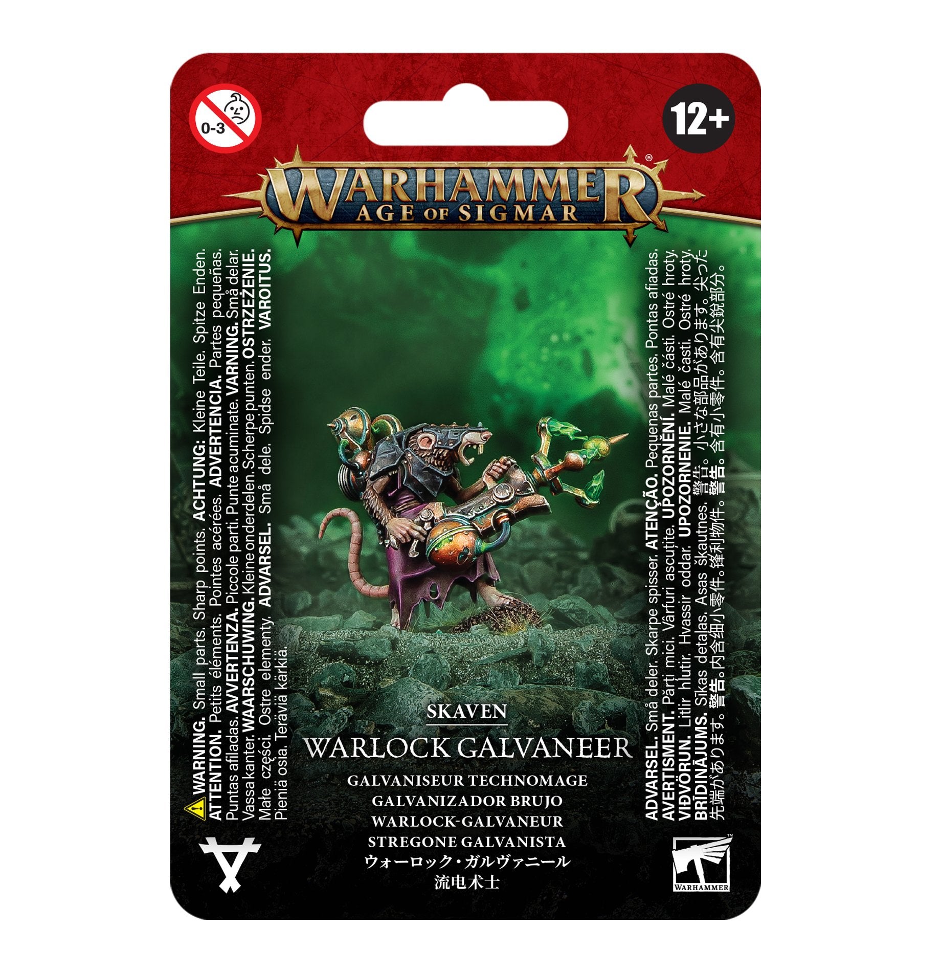 Age of Sigmar Skaven Warlock Galvaneer - Dark Crystal Cards