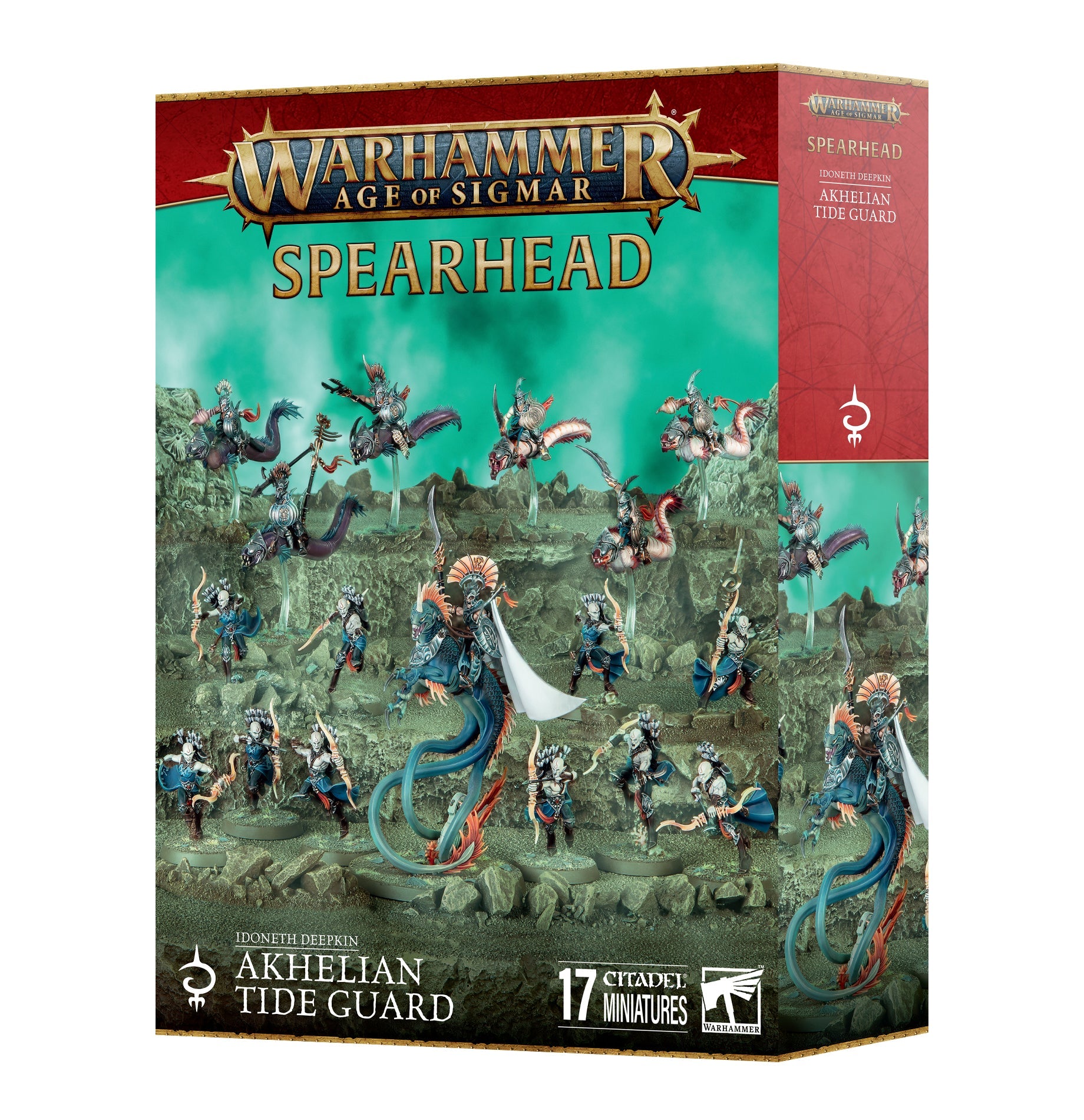 Age of Sigmar Spearhead Akhelian Tide Guard Pre - order - Dark Crystal Cards