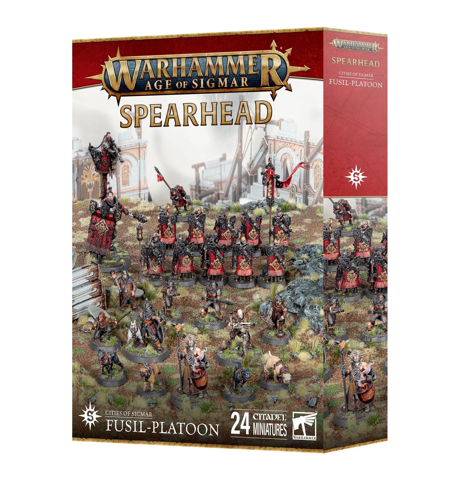 Age of Sigmar Spearhead Cities of Sigmar Fusil Platoon Pre - Order - Dark Crystal Cards