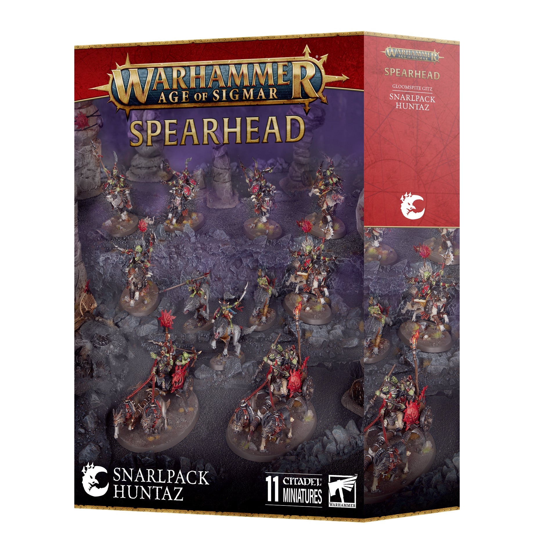 Age of Sigmar Spearhead Snarlpack Huntaz Pre - Order - Dark Crystal Cards