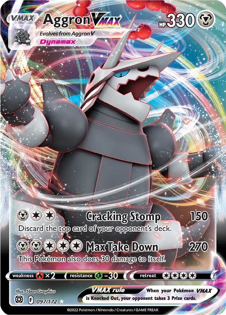 Aggron VMAX (097/172) [Sword & Shield: Brilliant Stars] - Dark Crystal Cards