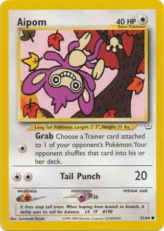 Aipom (41/64) [Neo Revelation Unlimited] - Dark Crystal Cards