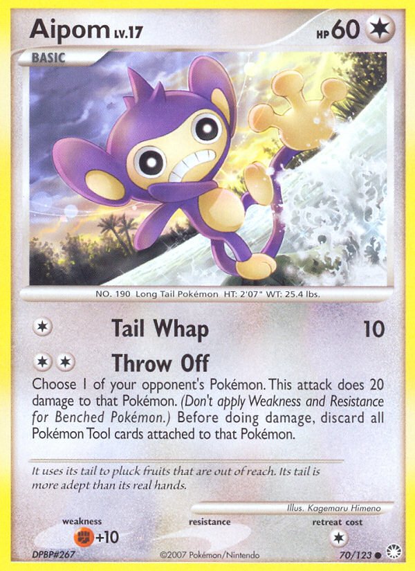 Aipom (70/123) [Diamond & Pearl: Mysterious Treasures] - Dark Crystal Cards