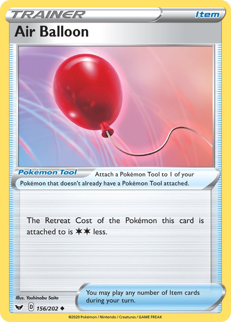 Air Balloon (156/202) [Sword & Shield: Base Set] - Dark Crystal Cards