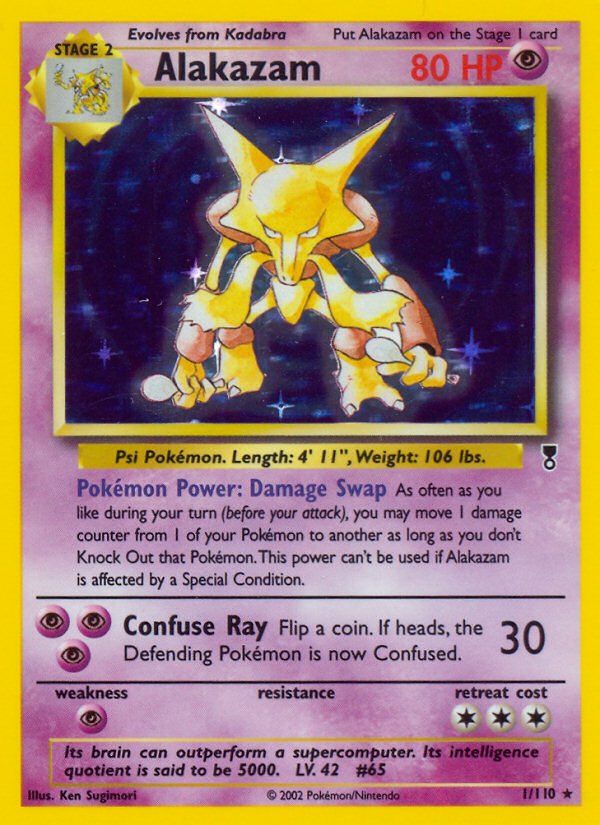 Alakazam (1/110) [Legendary Collection] - Dark Crystal Cards