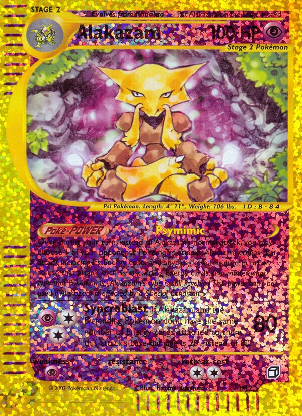 Alakazam (1/12) [Box Topper] - Dark Crystal Cards