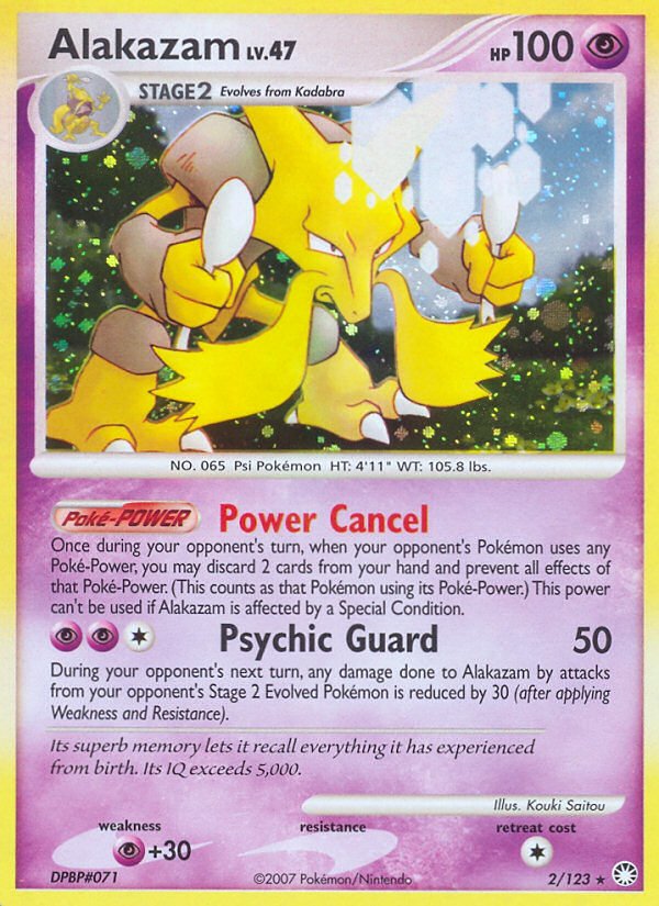 Alakazam (2/123) [Diamond & Pearl: Mysterious Treasures] - Dark Crystal Cards