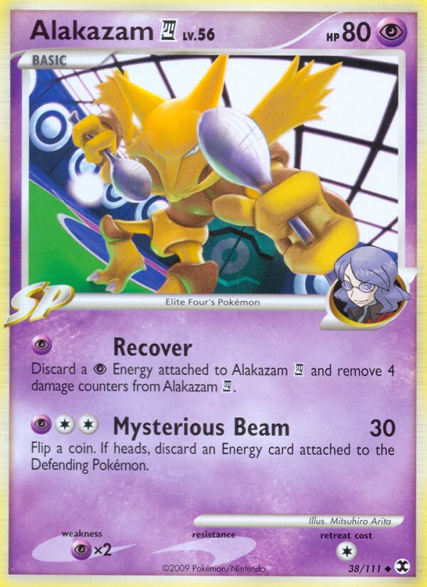 Alakazam (38/111) [Platinum: Rising Rivals] - Dark Crystal Cards