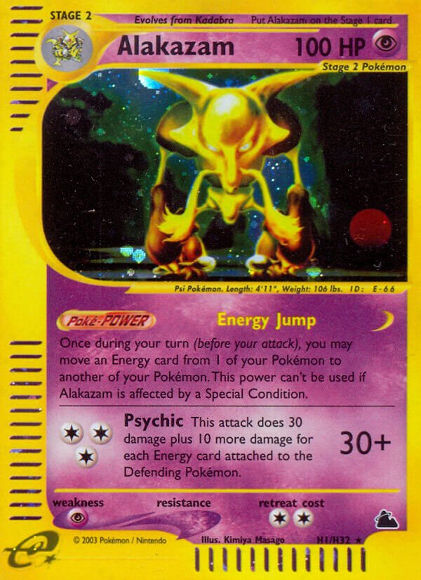 Alakazam (H1/H32) [Skyridge] - Dark Crystal Cards