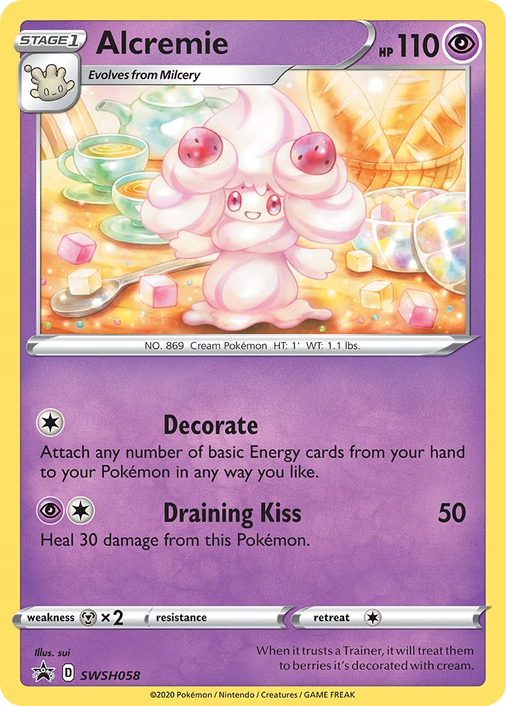 Alcremie (SWSH058) [Sword & Shield: Black Star Promos] - Dark Crystal Cards