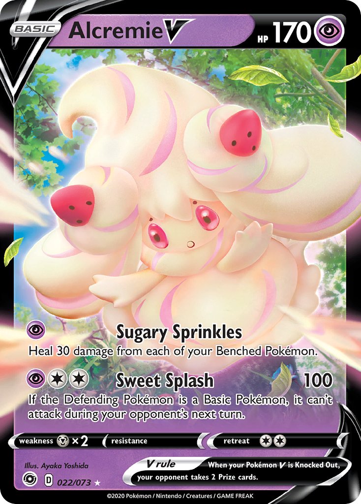 Alcremie V (022/073) [Sword & Shield: Champion's Path] - Dark Crystal Cards