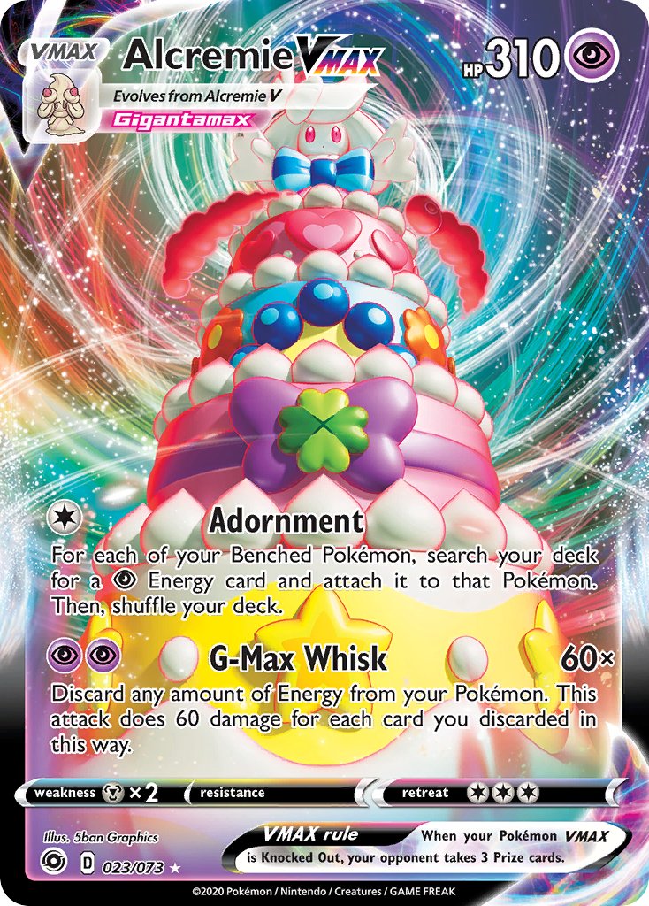 Alcremie VMAX (023/073) [Sword & Shield: Champion's Path] - Dark Crystal Cards