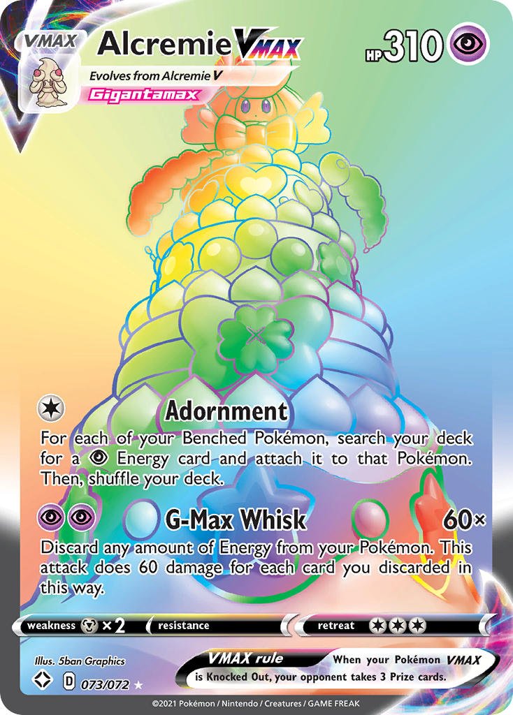 Alcremie VMAX (073/072) [Sword & Shield: Shining Fates] - Dark Crystal Cards