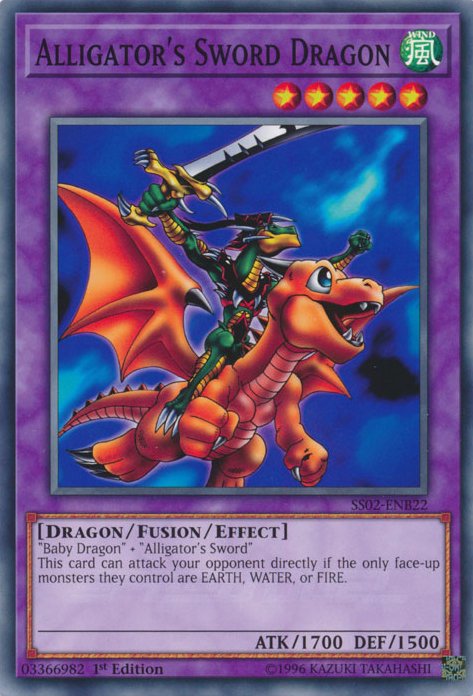 Alligator's Sword Dragon [SS02 - ENB22] Common - Dark Crystal Cards