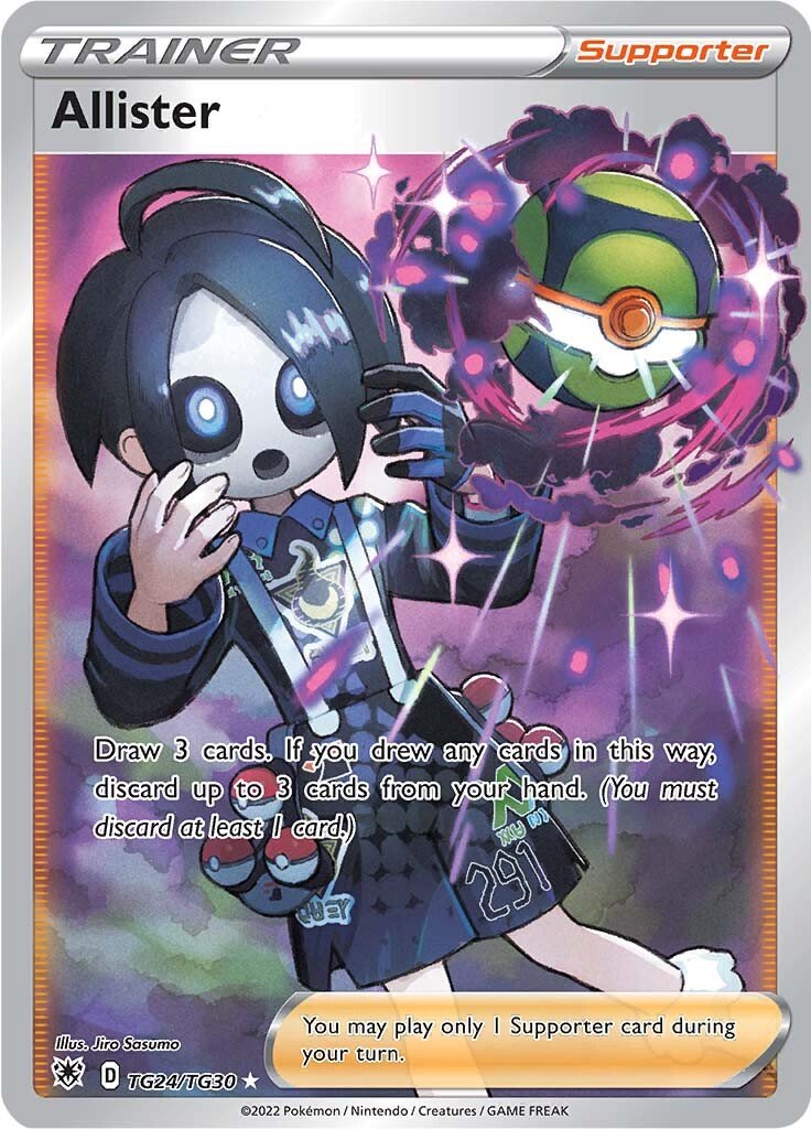 Allister (TG24/TG30) [Sword & Shield: Astral Radiance] - Dark Crystal Cards