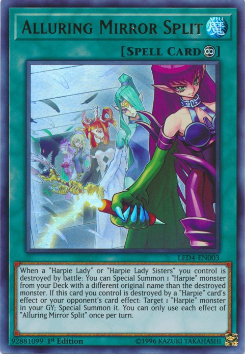 Alluring Mirror Split [LED4 - EN003] Ultra Rare - Dark Crystal Cards