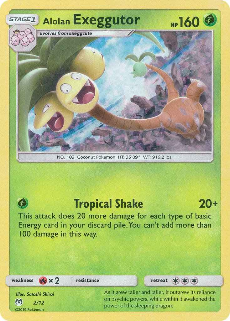 Alolan Exeggutor (2/12) [McDonald's Promos: 2019 Collection] - Dark Crystal Cards