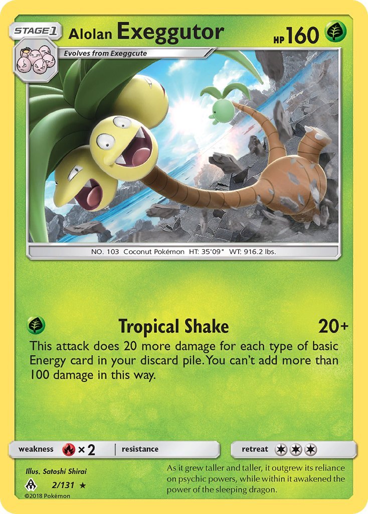 Alolan Exeggutor (2/131) (Theme Deck Exclusive) [Sun & Moon: Forbidden Light] - Dark Crystal Cards