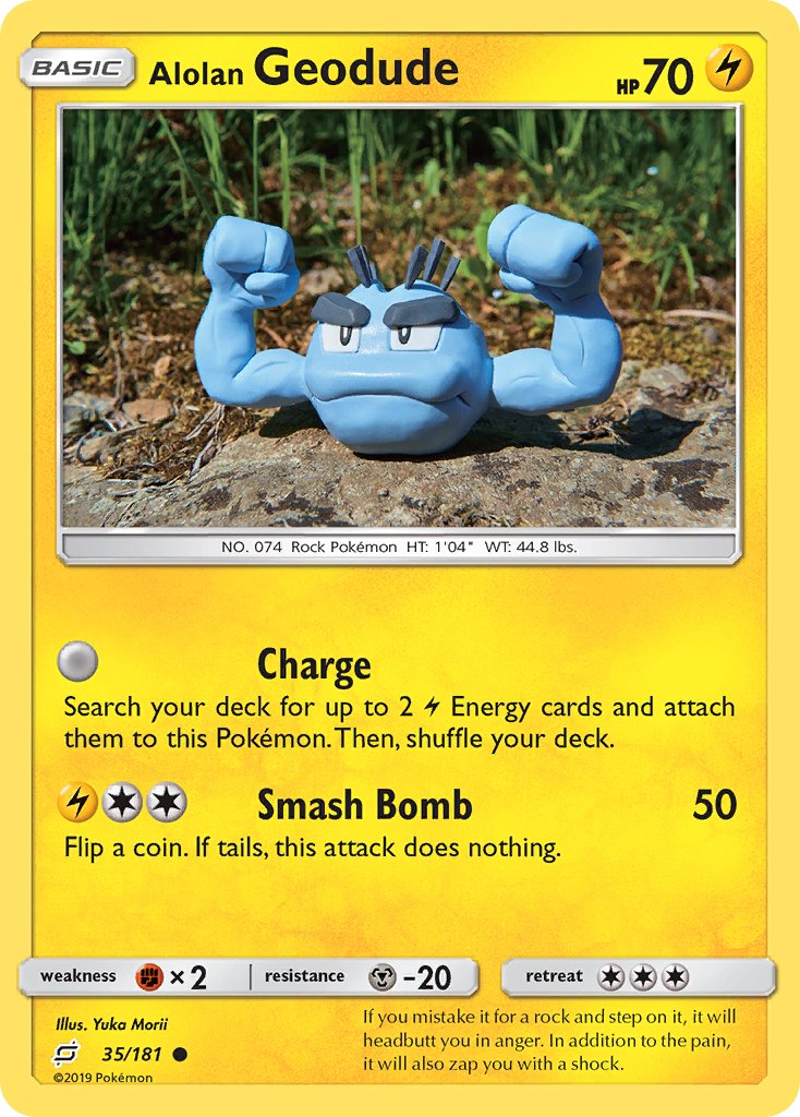 Alolan Geodude (35/181) [Sun & Moon: Team Up] - Dark Crystal Cards