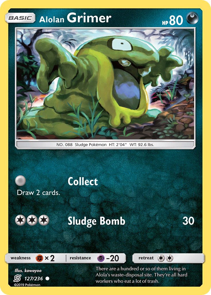 Alolan Grimer (127/236) [Sun & Moon: Unified Minds] - Dark Crystal Cards