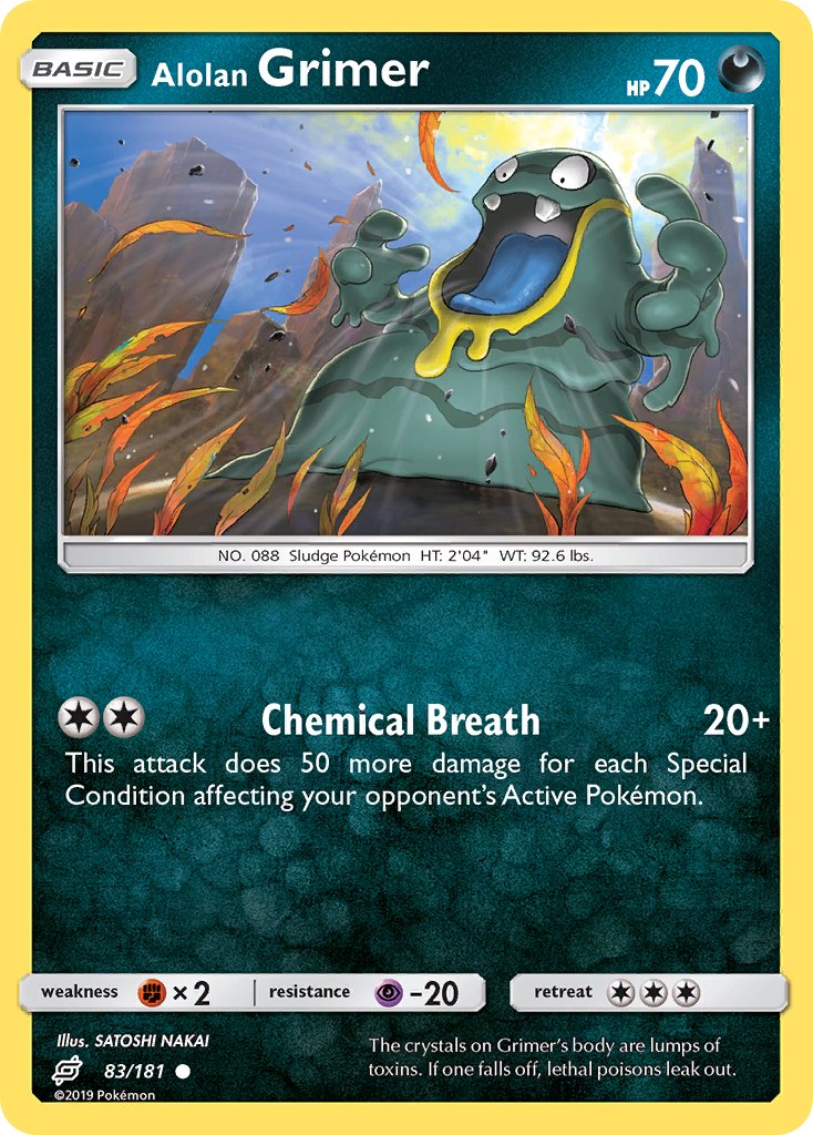 Alolan Grimer (83/181) [Sun & Moon: Team Up] - Dark Crystal Cards