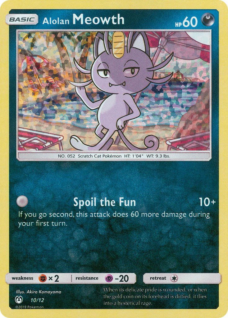 Alolan Meowth (10/12) [McDonald's Promos: 2019 Collection] - Dark Crystal Cards