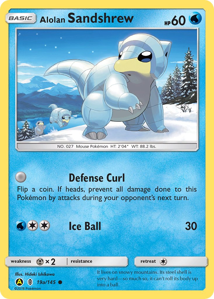 Alolan Sandshrew (19a/145) [Alternate Art Promos] - Dark Crystal Cards