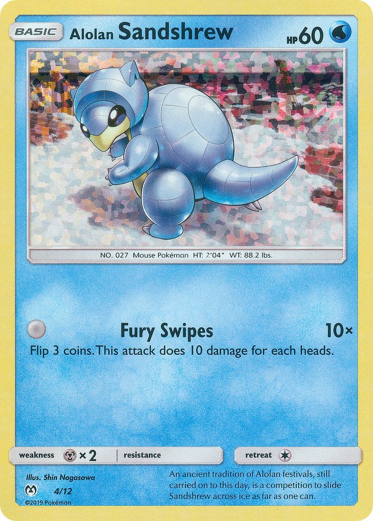 Alolan Sandshrew (4/12) [McDonald's Promos: 2019 Collection] - Dark Crystal Cards