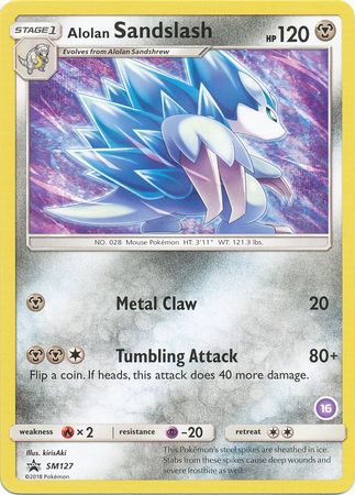 Alolan Sandslash (SM127) (Deck Exclusive #16) [Sun & Moon: Trainer Kit - Alolan Sandslash] - Dark Crystal Cards