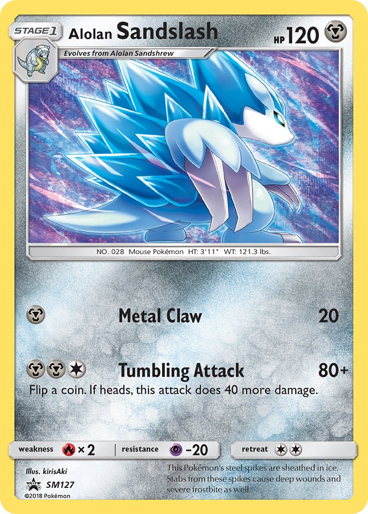 Alolan Sandslash (SM127) [Sun & Moon: Black Star Promos] - Dark Crystal Cards