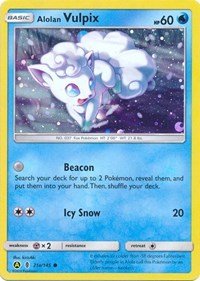 Alolan Vulpix (21a/145) (Alternate Art Promo) [Sun & Moon: Guardians Rising] - Dark Crystal Cards