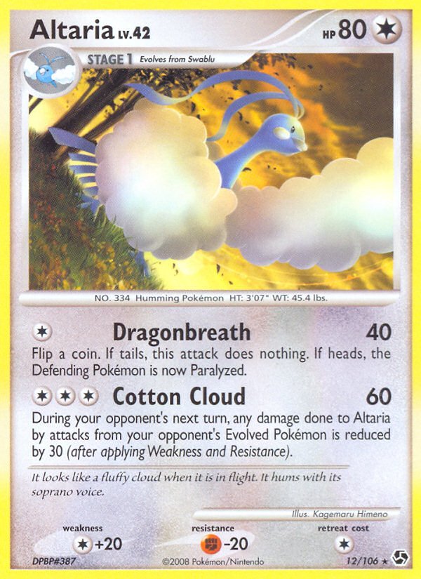 Altaria (12/106) [Diamond & Pearl: Great Encounters] - Dark Crystal Cards