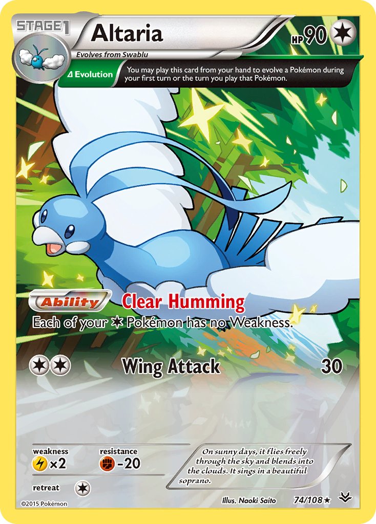 Altaria (74/108) [XY: Roaring Skies] - Dark Crystal Cards