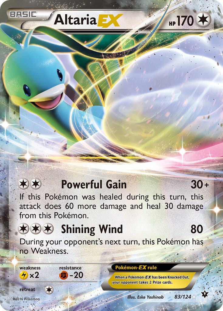 Altaria EX (83/124) [XY: Fates Collide] - Dark Crystal Cards