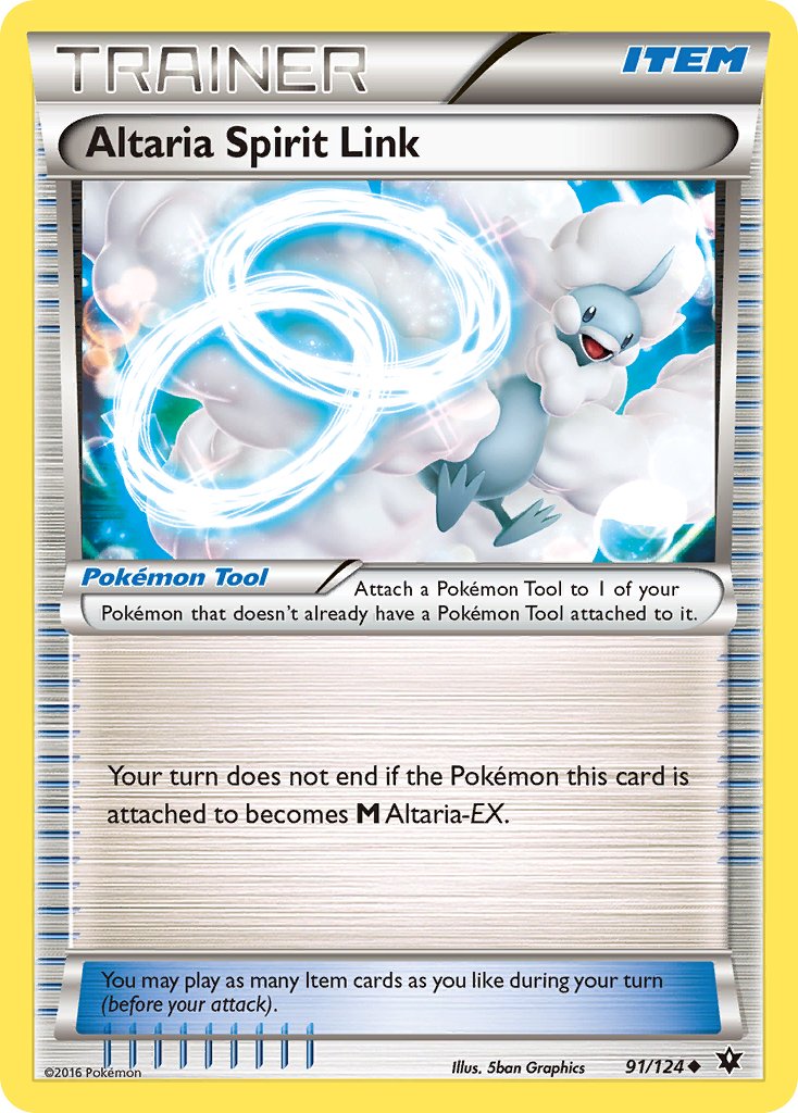 Altaria Spirit Link (91/124) [XY: Fates Collide] - Dark Crystal Cards