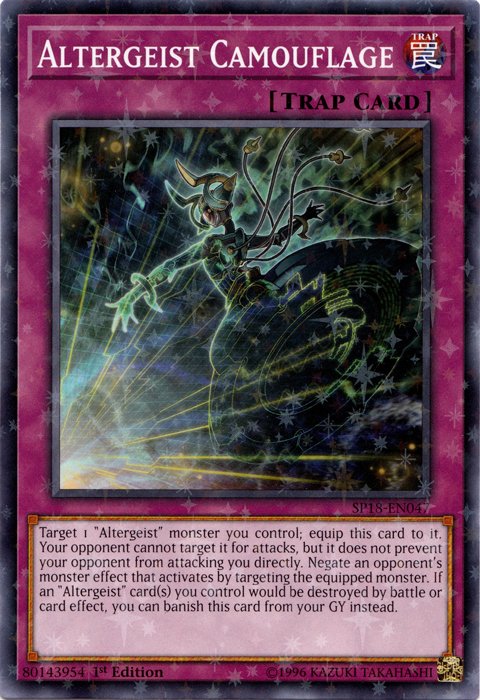 Altergeist Camouflage (Starfoil) [SP18 - EN047] Starfoil Rare - Dark Crystal Cards