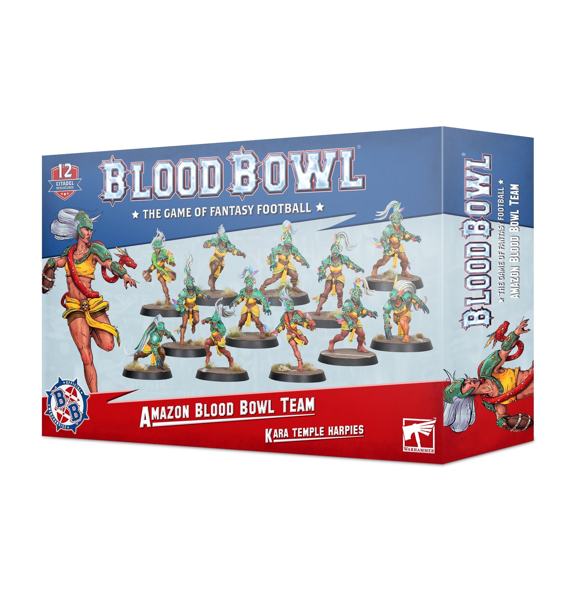 Amazon Blood Bowl Team Kara Temple Harpies - Dark Crystal Cards