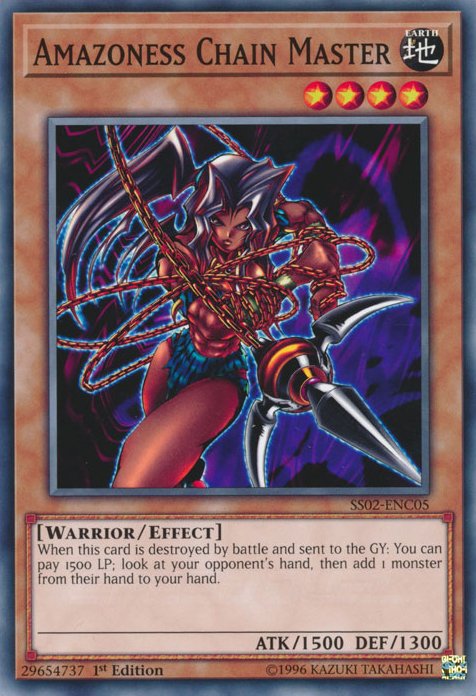 Amazoness Chain Master [SS02 - ENC05] Common - Dark Crystal Cards